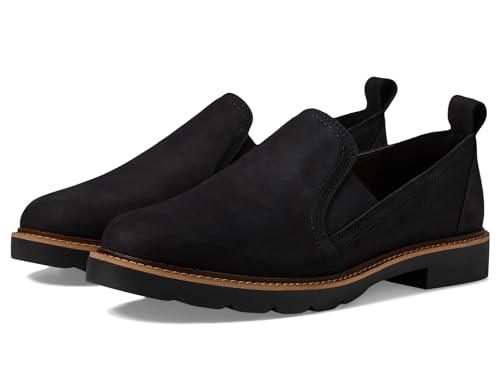 BLONDO Waterproof Phoebe Loafer, Black Nubuck, 9 M