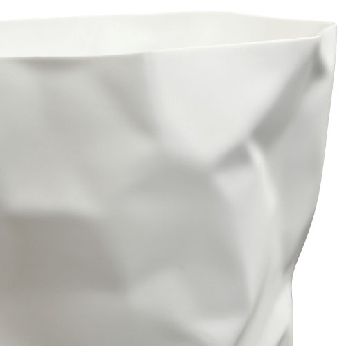 Modway Lava Caneca de Basura Blanca 31.75 cm L x 29.21 cm W x 29.21 cm H miniatura 3