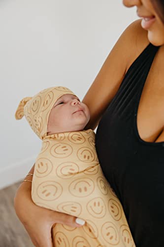 Image of Copper Pearl Swaddle Blankets for Newborns | Soft Stretchy Receiving Blankets for Boys and Girls | Large 46 x 46 Inch Baby Blankets | Lightweight and Breathable Swaddles | Vance
