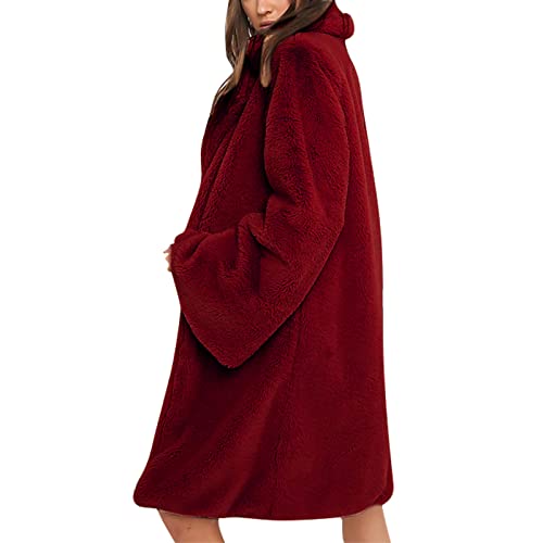 Veste d'hiver bordeaux grande taille idéale pour le froid citadin - 5
