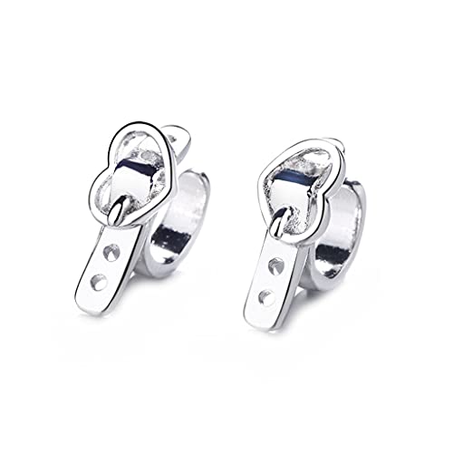 Preisvergleich Produktbild GUOJFEN Südkoreanische Nische Design Gürtelschnalle Ohrclip Einfacher Kalter Wind Keine Durchbohrte Ohrschnalle Ins Wind Persönlichkeit Ohrringe