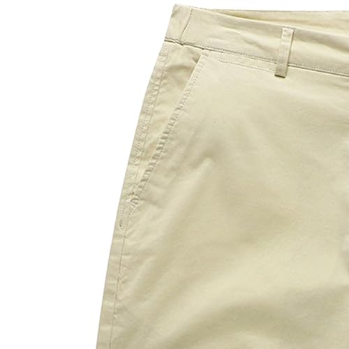 Shorts casuales para hombre con bolsillos y cintura ajustable miniatura 4