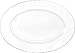 ITI-DO-82 Porcelain Dover 10.375 by 7-1/4-Inch Platter, 24-Piece, White