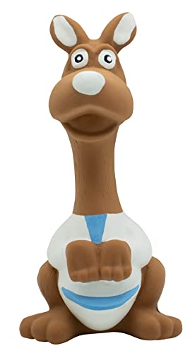 Bubimex Giocattolo Canguro Lattice 15cm per Cane | con squittista
