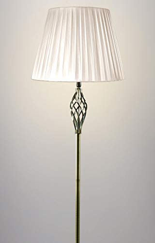 Floor-Lamp-Antique-Brass-164-cm-Tall-Floor-lamp-top-Quality-Fabric-Shade-White