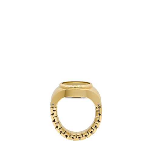 Image of Fossil Women's Watch Ring, Quartz Stainless Steel Two-Hand Ring Watch for Women