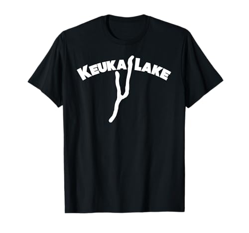 Keuka Lake Upstate NY- Região dos lagos dos dedos - t-shirt dos amantes do vinho, Preto, S