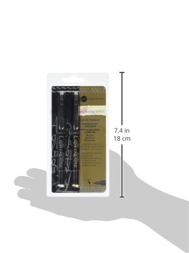Manuscript CalliCreative Italic Marker- Gold and Silver, Pkg of 2