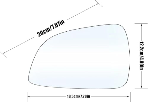 Rétroviseur extérieur chauffant gauche pour Opel Astra H 2009 2010 2011