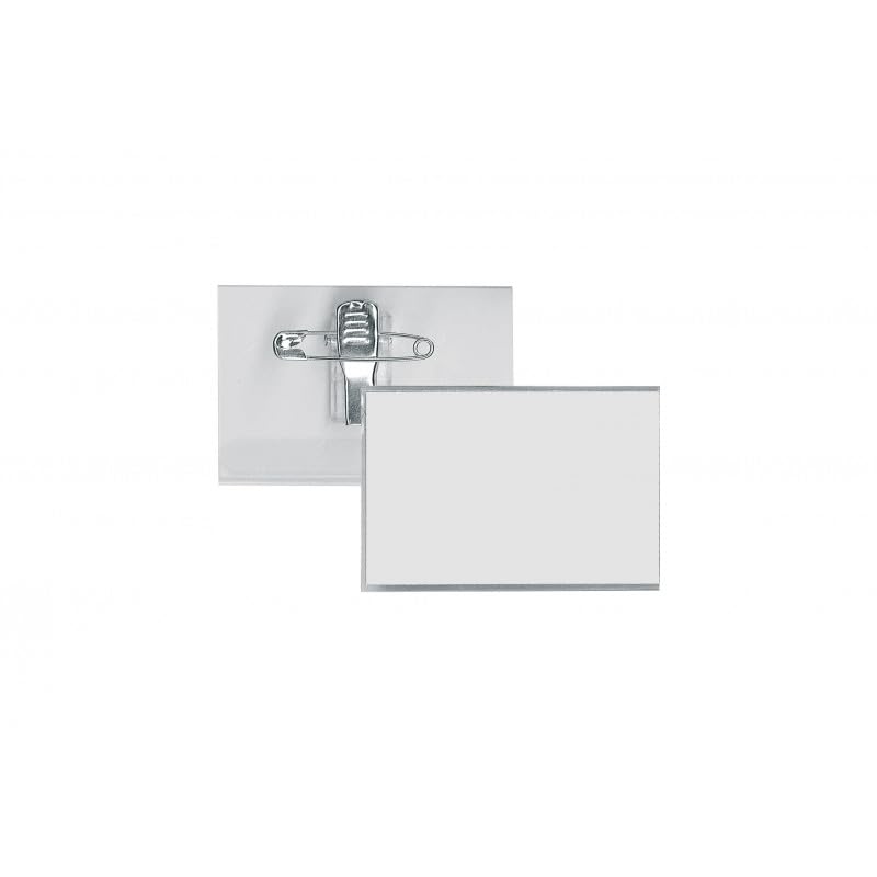 Badge conférence - Format 60 x 40 mm (lot de 100)