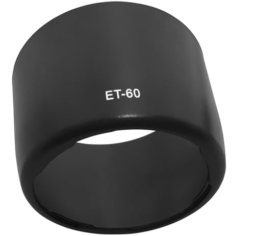 Capuchón de lente ET-60 para Canon RF 75-300 mm f/4-5.6 y EF 75-300 mm f/4-5.6 III, compatible con lentes Canon EF75-300mm f/4-5.6 III USM, marca HUIPUXIANG, diámetro 58 mm miniatura 3