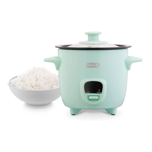 DASH Mini Rice Cooker Steamer with...