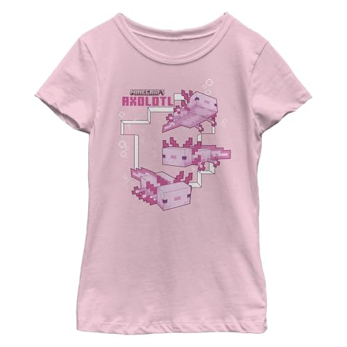 Girl's Minecraft Axolotl T-Shirt
