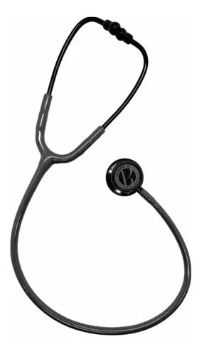Estetoscópio Bic Eternity III Cinza Black Excelente Ausculta - Ideal enfermagem e estudantes garanti