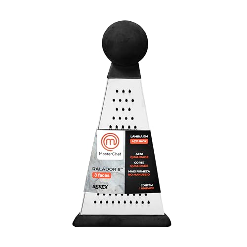 RALADOR 8" - 3 FACES MASTERCHEF - TRIÂNGULO - CABO PRETO