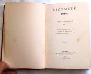 Nicomede Tragedie Par Pierre Corneille 1651