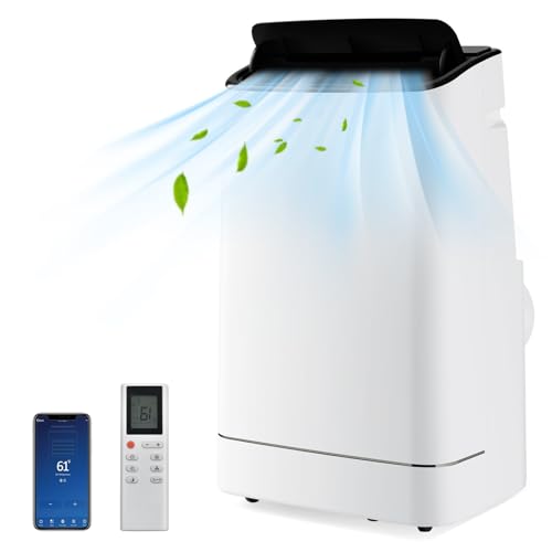 KOTEK Portable Air Conditioners with Heat, up to 800 Sq.Ft, 15000 BTU 4-in-1 AC Unit for Bedroom...