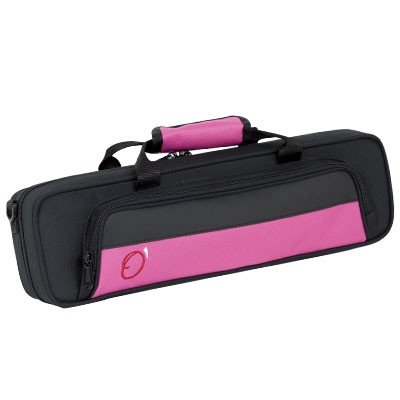 Ortola 8420 FSH - Estuche flauta travesera, color negro y fucsia