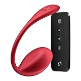 Satisfyer, Vibrator, Bluetooth Slipvibrator, Shiny Petal Connect App, 11 cm, wasserdicht (IPX7), flexibler Draht, tragbarer Vibrator, wiederaufladbar
