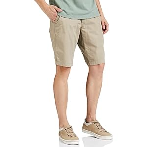 Jockey Men’s Straight Fit Shorts (1203_Khaki_Large)