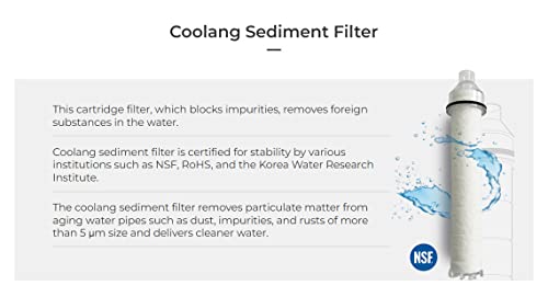 Coolang One High Pressure Shower Head With Replaceable Dual Filtration Sediment Filter & Ceramic Ball Cartridge #TOP3