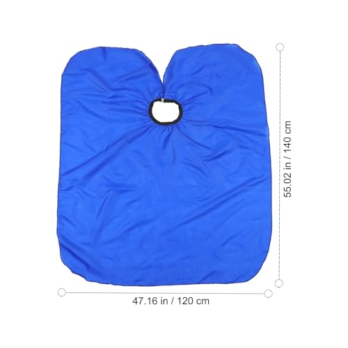 VICASKY set 3 piezas capas de barbería para adultos, con cierres a presión, colores rojo, azul y negro para uso profesional y doméstico miniatura 2