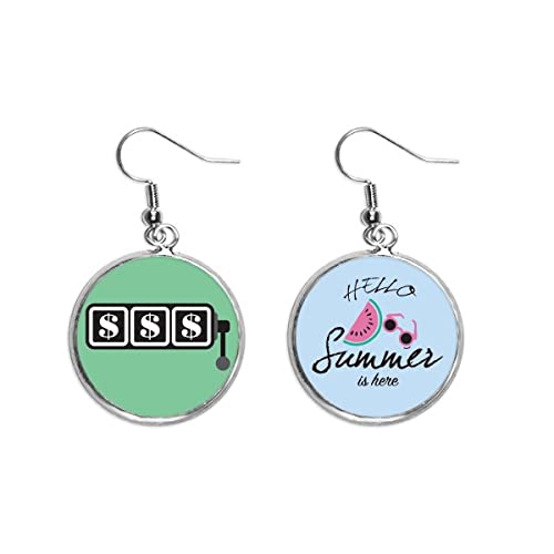 Pendientes de sandía para orejas sensibles que buscan un estilo original