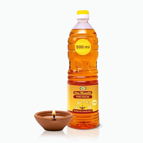 Cycle Om Shanthi Jasmine Pooja Oil, 500ML