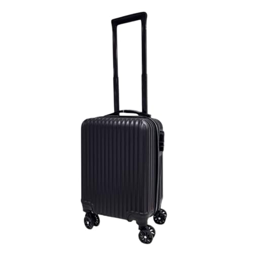 Valise cabine noire 45x30x21,5 cm bagage rigide ABS 4 roues