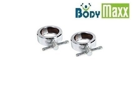 Image of Body Maxx 4 Feet Plain & 3 Feet Curl Rod & Locks with Dumbbell Rods