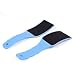Kloud City Pack of 2 Handle Curved Double-faced Pedicure Foot File Remover/Skin Corns Callus Remover/Foot Pedicure Kit (Blue)