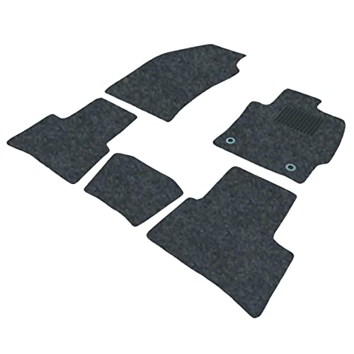 フェニーチェ カーマット フロアマット 国内生産 ブルーグレー 滑り止め形状 ずれにくい 車用 マット