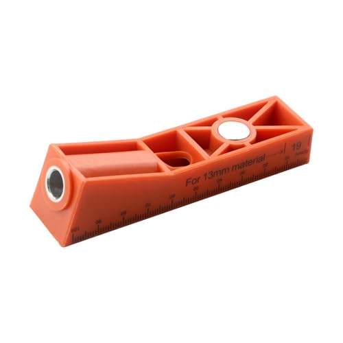 lmoikesz Die robuste Holzbohrschablone verfügt über eine präzise metrische Skala für alle Holzbearbeitungsprojekte und eine praktische Längenbegrenzung für den Bohrer. (Holzbohrschablone zum Verbinden