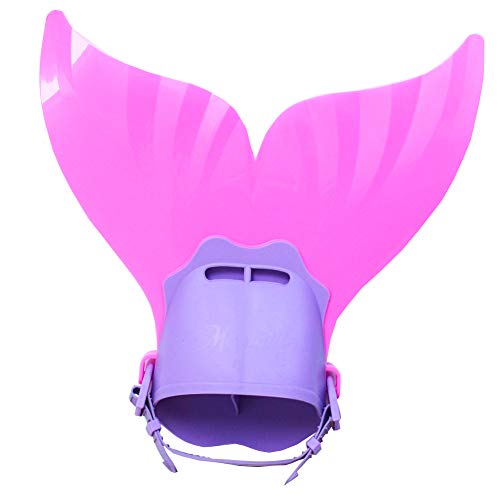 Danvren Girls Swimsuit Mermaid Tails for Swimming Party Supplies Costume Swimwear Bikini 3 Pcs for 3-12Y (Mono-Fin, Average Size)