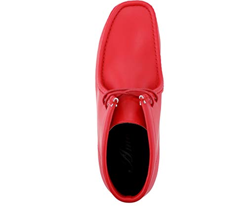 Image of Amali Casual Chukka Boots for Men, High-Top, Lace Up Suede Men's Shoes, Desert Boots with Crepe Rubber Sole