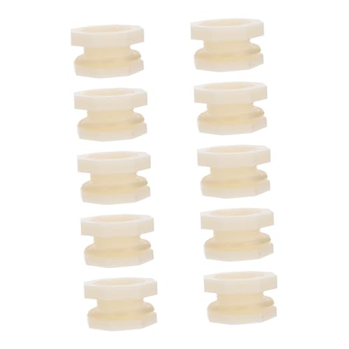 Unomor Water Tank Fittings Set 10pcs Tank Connector Adapter Smooth Thread Design