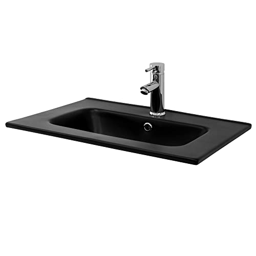 FACILE DA INSTALLARE - Usa questo modello come lavabo da appoggio su un tavolo o in un mobile come lavabo da incasso. La piletta con attacco standard ti permette di combinare il tuo lavabo con il rubinetto e la piletta di tua scelta per dargli il tuo stile unico.