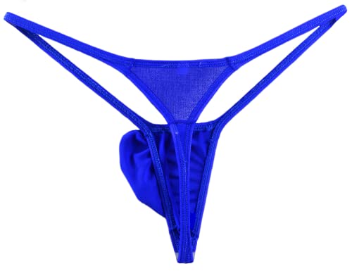 Men's Sheer G-Strings Bulge Pouch Thongs Underwear WSS582