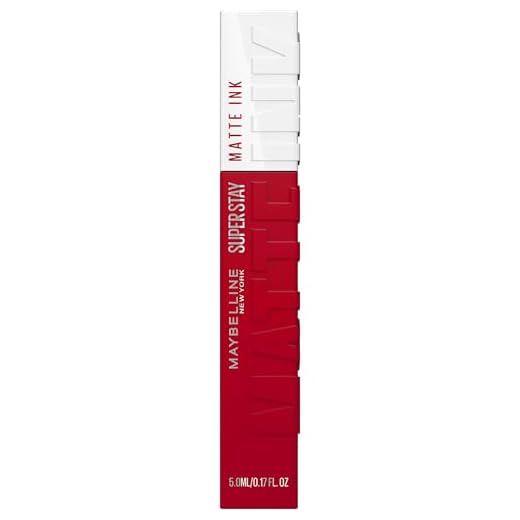 Maybelline New York Superstay Matte Ink Rossetto Matte Liquido, 20 Pioneer