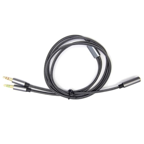 Cable adaptador divisor de audio 3.5mm para PC y Laptop miniatura 7