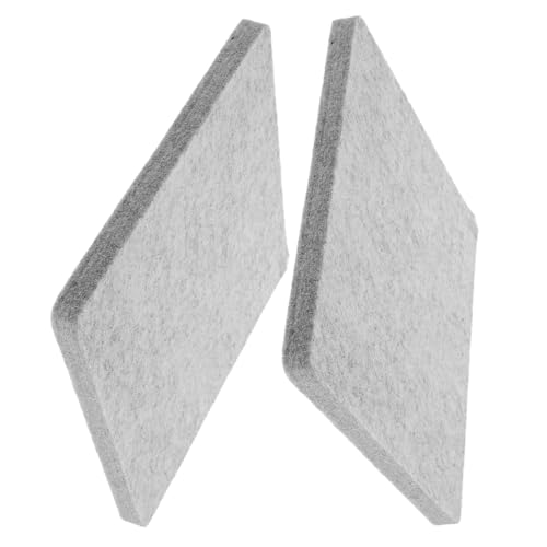CLISPEED Alfombrilla Aislante para Planchado de Fieltro 20X20 CM Gris Claro, Almohadilla Resistente al Calor para Mesa de Planchar, Accesorio para Prensa Artesanal y Uso Doméstico