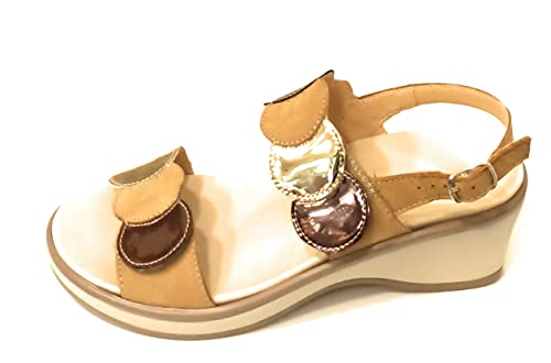 Sandalo cinzia soft plantare estraibile con strap