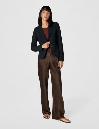 Calvin Klein Women's Two Button Lux Blazer, Navy, 2P - image 6