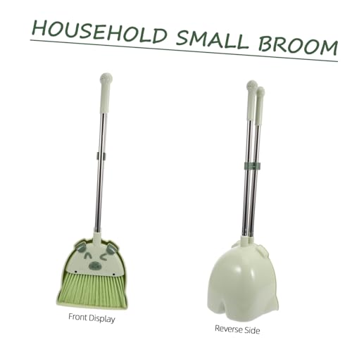 Ipetboom 2 Sätze Besen Kehrschaufel Set Haushalt Spielset Haushalt Kehrmaschine Kinderbesen und Kehrblech Set Mini Kehrblech und Besen kochlöffel Auto Lücken Bürste Mini-Besen pp – Bild 8