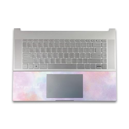 Image of Glossy Glitter Gaming Skin Compatible with HP Envy x360 16 inch (2023) - BeYouTiful - Premium 3M Vinyl Protective Wrap Decal Cover - Easy to Apply | Crafted in The USA by MightySkins