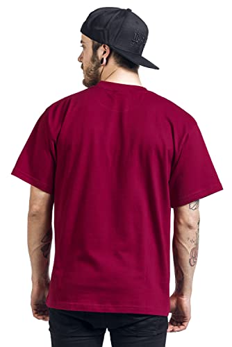 Nirvana Band Poster Uomo T-Shirt Rosso Regular