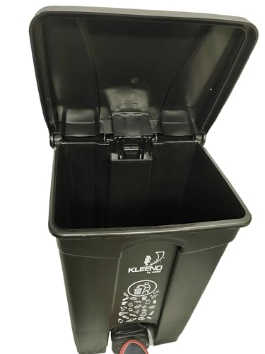 Image of Cello Strong Plastic Step-On Pedal Garbage Dustbin (60 Ltr, Black)