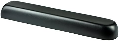 Full Length 14" Black Vinyl Co-Molded Armrest Pad for Pride Scooters - Single Replacement, Pads with Pre-Drilled Holes, Mobility Arm Rest Accessories for Electric Scooter (SETLRAM1178)