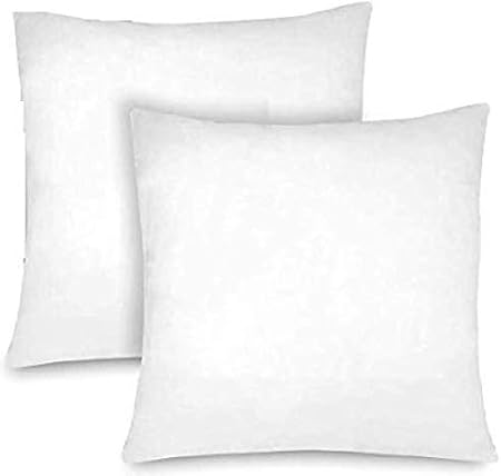 TIENDA EURASIA® - Pack de 2 Rellenos de Cojín, Relleno de Fibra Hueca Neotherm® con Gran Capacidad de recuperación, Resistente al Uso y a Lavados (45 x 45 cm)