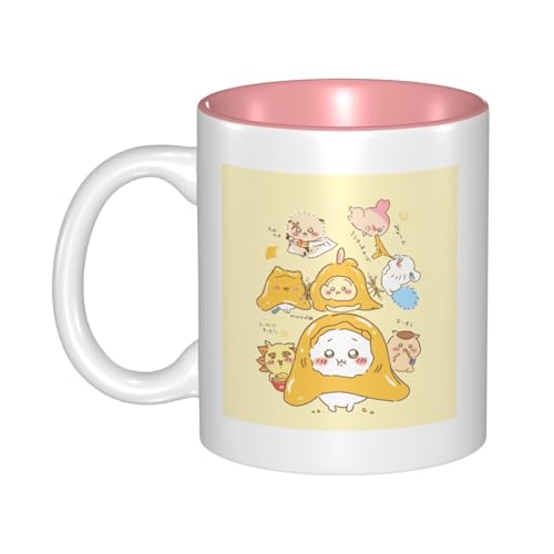 マグカップ ちいかわ コーヒーカップ 陶磁器 ミルクコップ おしゃれ 持ちやすい 耐熱 耐冷 人気 かわいい プレゼント 母の日 記念日 電子レンジ対応 330ml